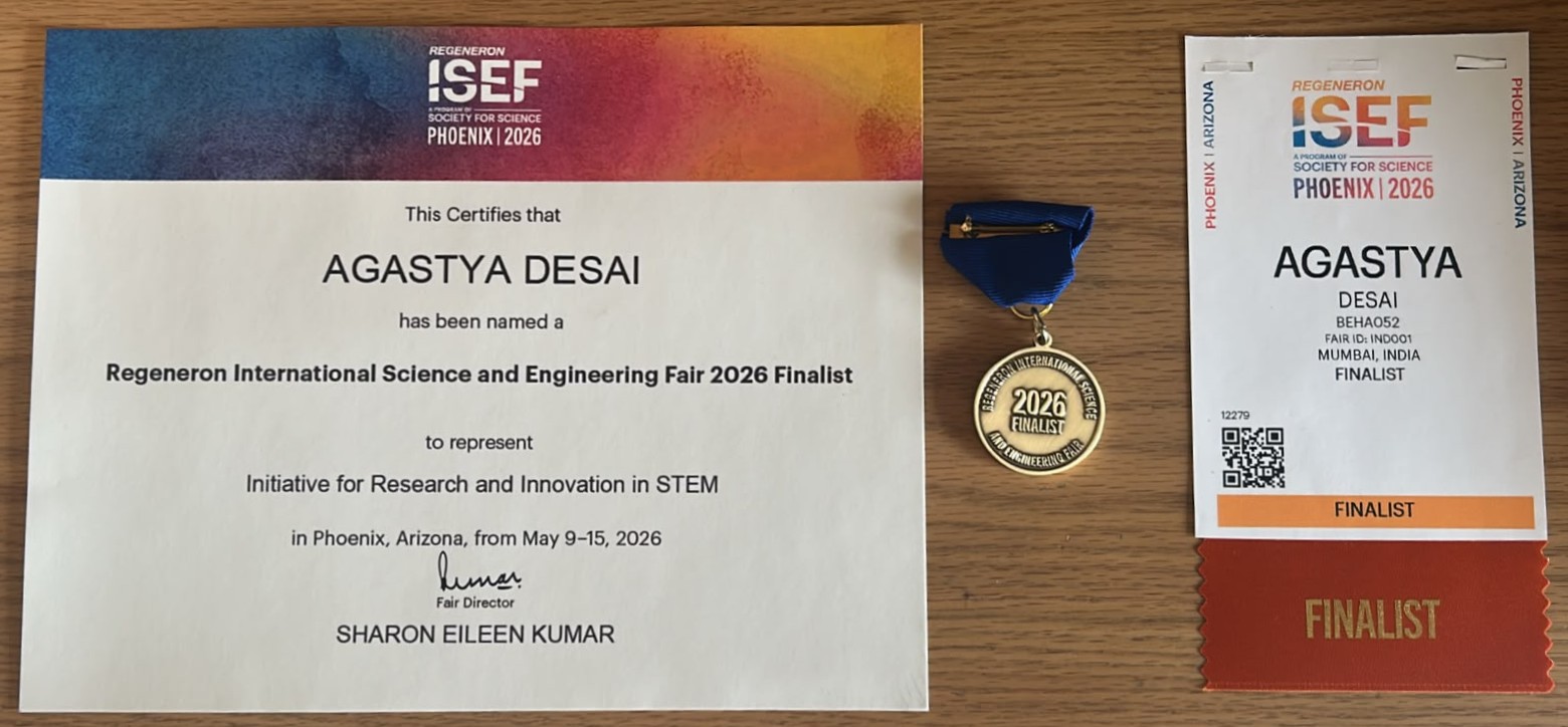 ISEF Certificate