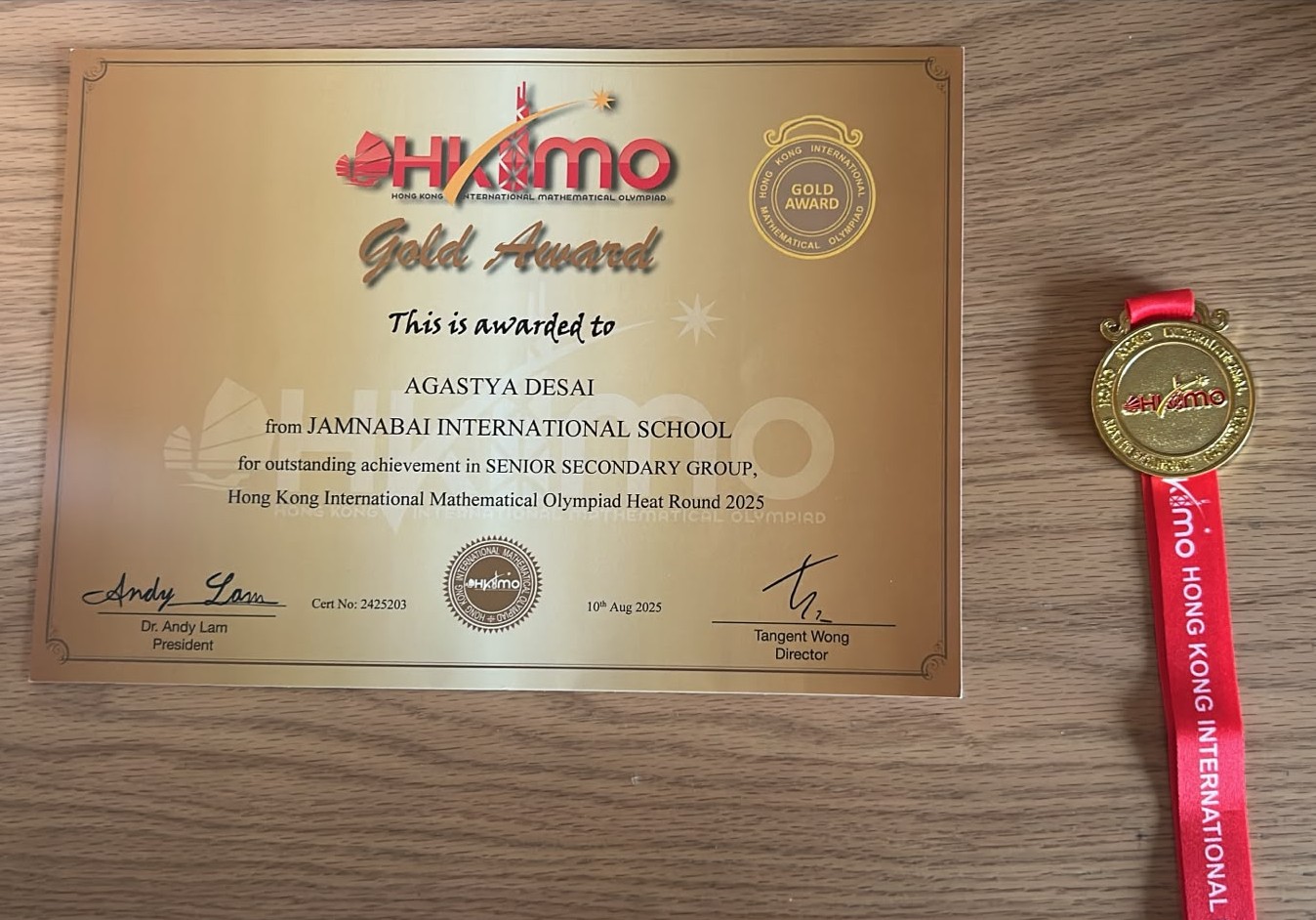 HKIMO Gold
